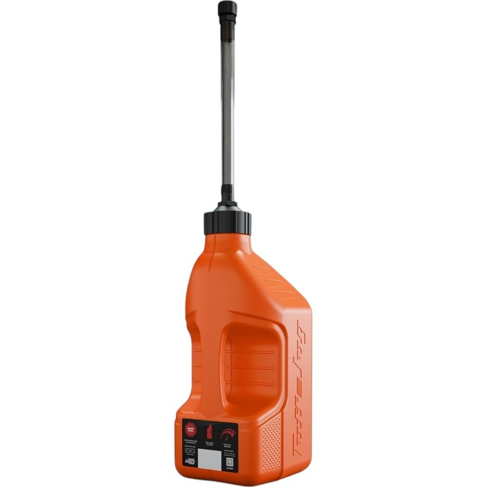 TUFF JUG GEN 3 10L ORANGE STANDARD CAP AUTO SHUT-OFF FUEL CAN