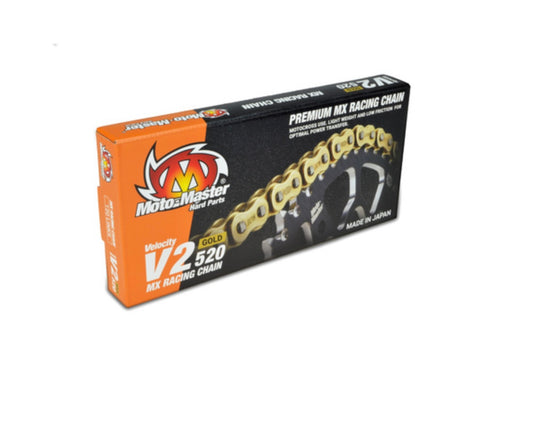 Moto-Master V2 520 120 GOLD MX RACE CHAIN