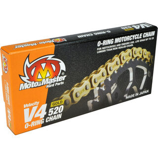 MOTO-MASTER O-RING GOLD CHAIN V4 520 120L