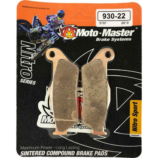 MOTO-MASTER KTM / HUSABERG / HUSQVARNA NITRO SPORT FRONT BRAKE PADS 93022