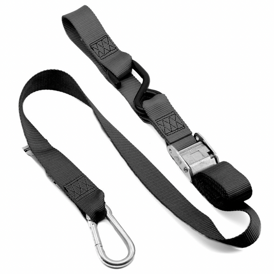 KUSTOM MX TIE DOWN 38MM SNAP HOOK BLACK