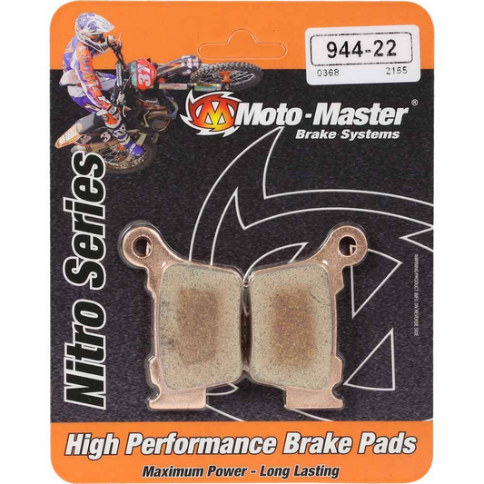 MOTO-MASTER KTM / HUSABERG / HUSQVARNA NITRO SPORT REAR BRAKE PADS 94422