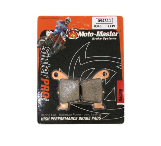 REAR BRAKE PADS SINTERPRO RACING MOTO-MASTER HONDA