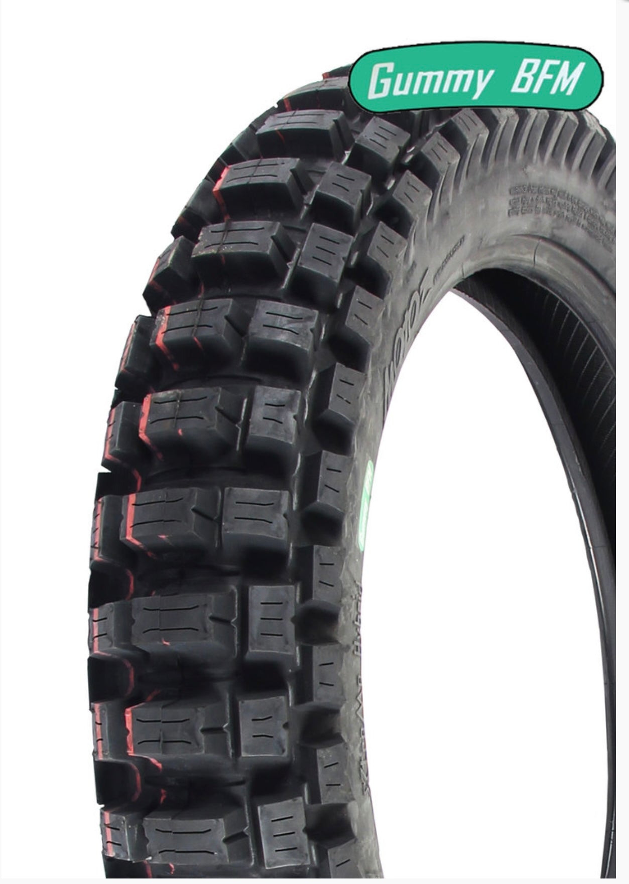 Motoz Gummy X-treme Hybrid 110/90-19 SUPER SOFT Rear Tyre