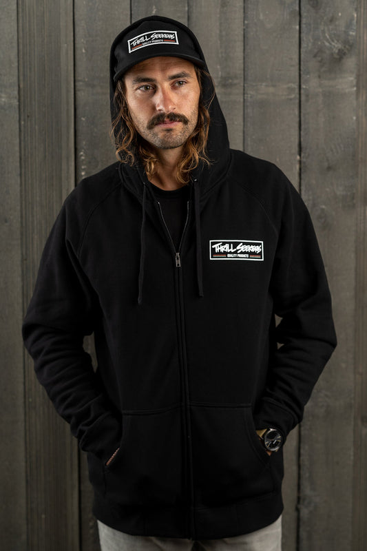 Thrill Seekers Dash Zip Hoodie - Black