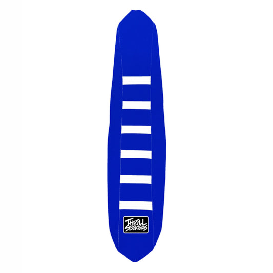 Yamaha 2019-22 YZ250F/450F BLUE/BLUE/WHITE - RIBBED