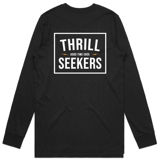 Thrill Seekers Core Long Tee - Black